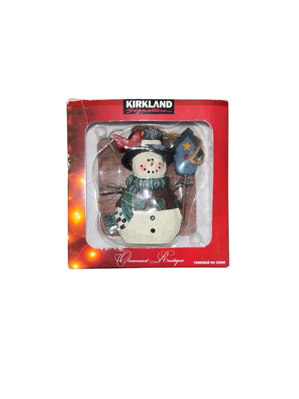 snowman ornament